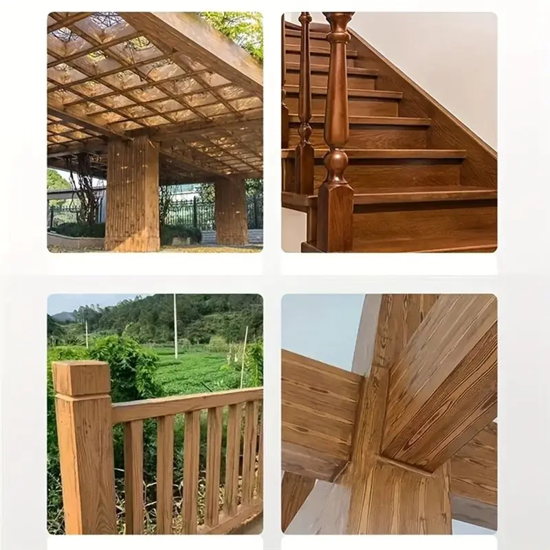 الاتجاه الساخن-المطاط تقليد الخشب الحبوب نمط رولة دهانات الخشب الحبوب الطلاء الطباعة الفن فرشاة دوارة للرسم مع مقبض