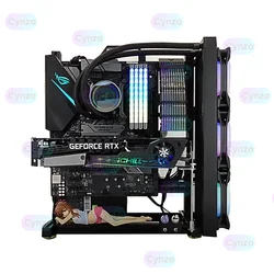 Creative EATX Gamer Cabinet,MOD Open PC Case Frame Aluminum DIY ATX Desktop Computer Gaming Gabinete Large Chassis Watercooler