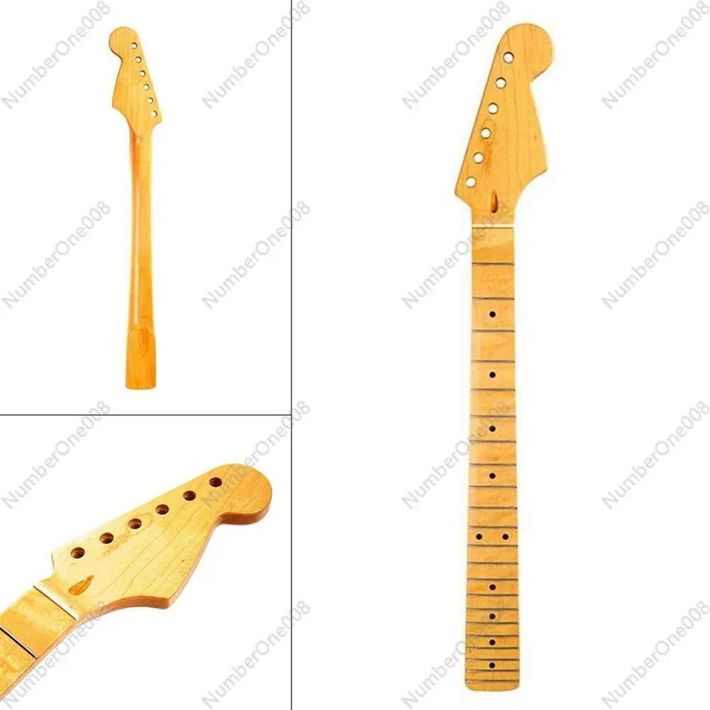 [Bright] 22nd Fret ST Electric Guitar Neck Handle, Maple Fingerboard for ST Strat Stratocaster