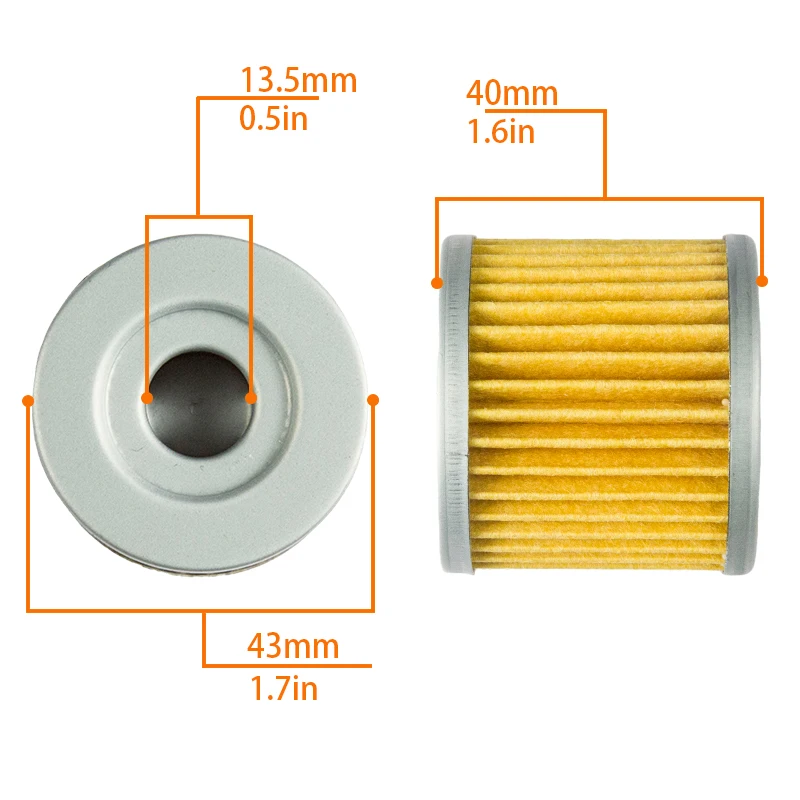 Motorcycle Part Oil Filter For Suzuki GZ125 150 AN125 AN150 HJ125 GS125 EN125 GT125 GN125 DF15 1996-2012 DF15A DF8A 16510-05240