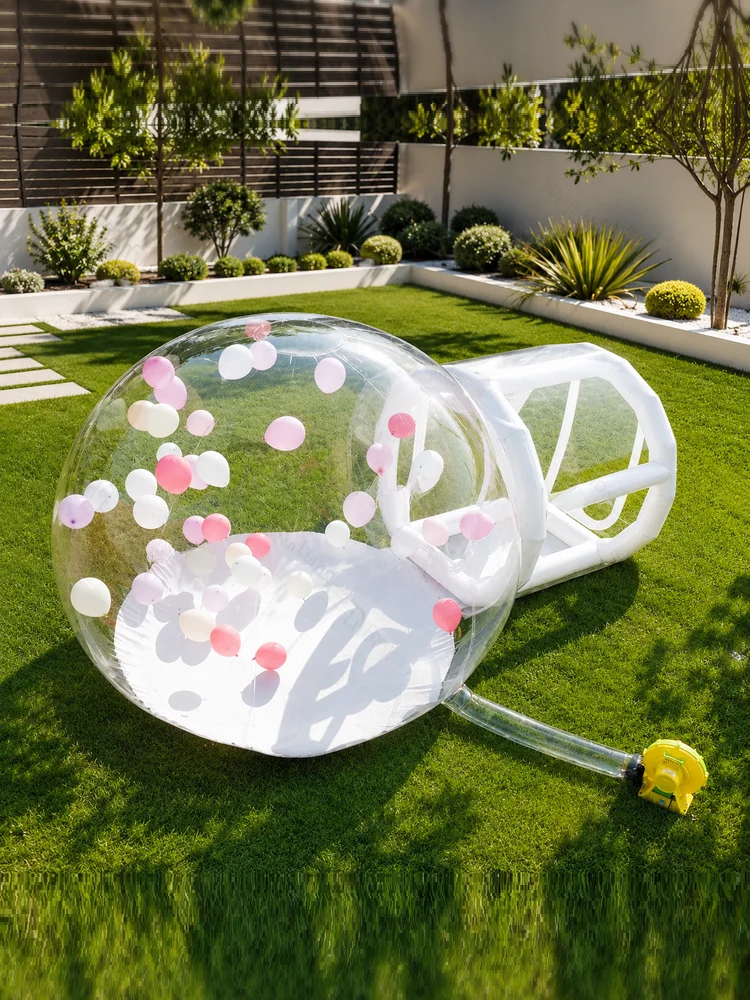 Children's transparent inflatable bubble house, game tent, ball pit, parent-child interactive party, birthday gift decoration