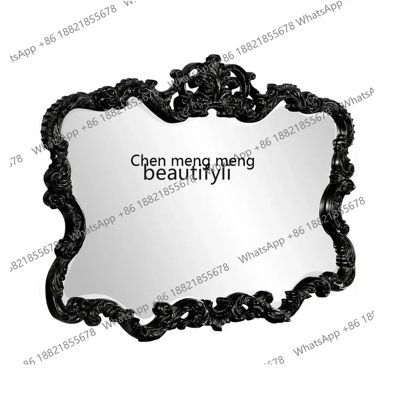 ss8350 European carved dreing French retro makeup toilet bathroom smart entrance decoration