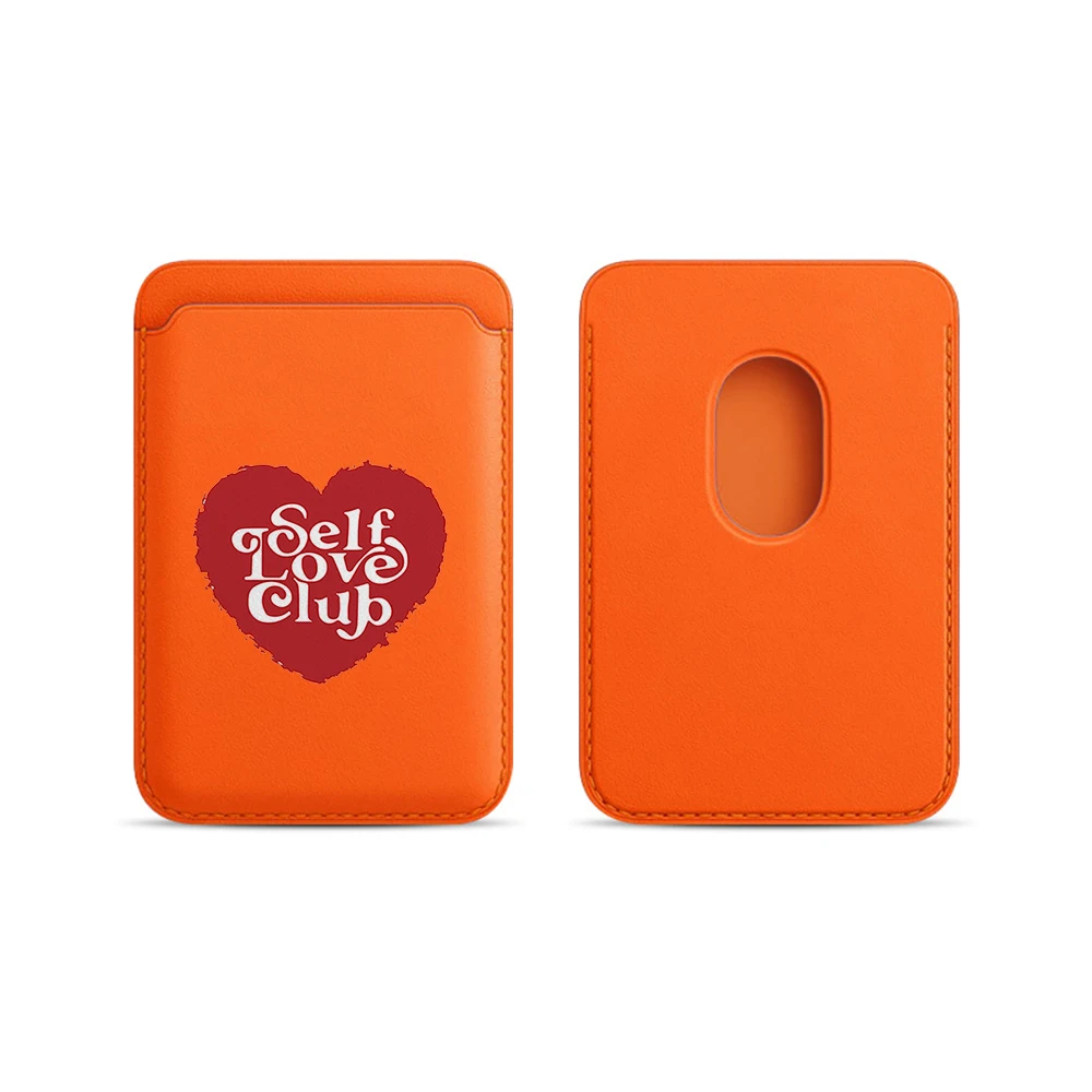 Self Love Club Leder-Kartenetui Handyhülle Kartenhalter für Magnetische Hülle Geeignet für alle iPhone Magsafe Karten-Handy-Rückseiten-Taschen – Detail 6