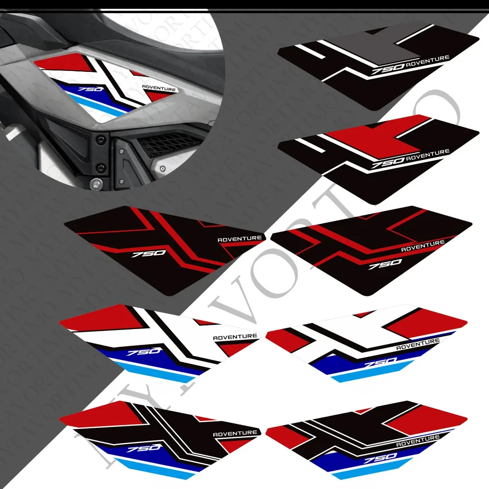 Stiker motor 2021-2024, Kit bantalan pelindung tangki roda lutut cangkang Fender badan untuk Honda X-ADV XADV X ADV 750