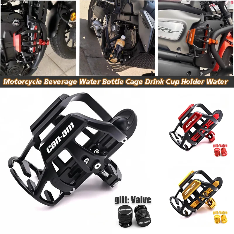 Portavasos para Motocicleta Can-Am Outlander 1000, Ryker 900, Renegade 800, Bombardier, para Botellas de Agua y Bebidas