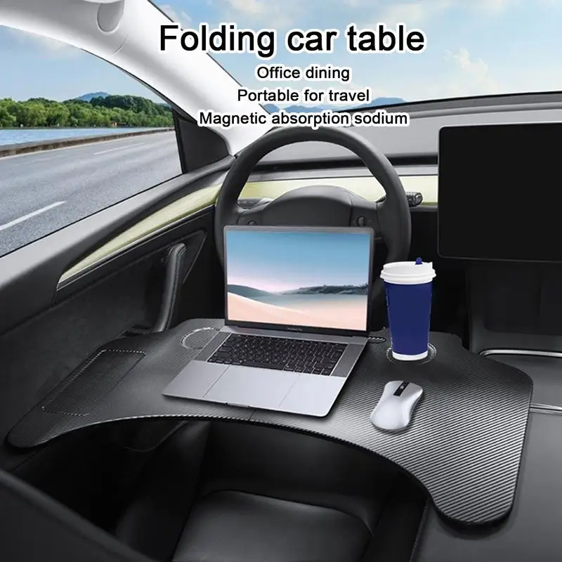 Portable Car Steering Wheel Tray Table Laptop Desk Folding Car Laptop Food Steering Wheel Tray auto interior accessories