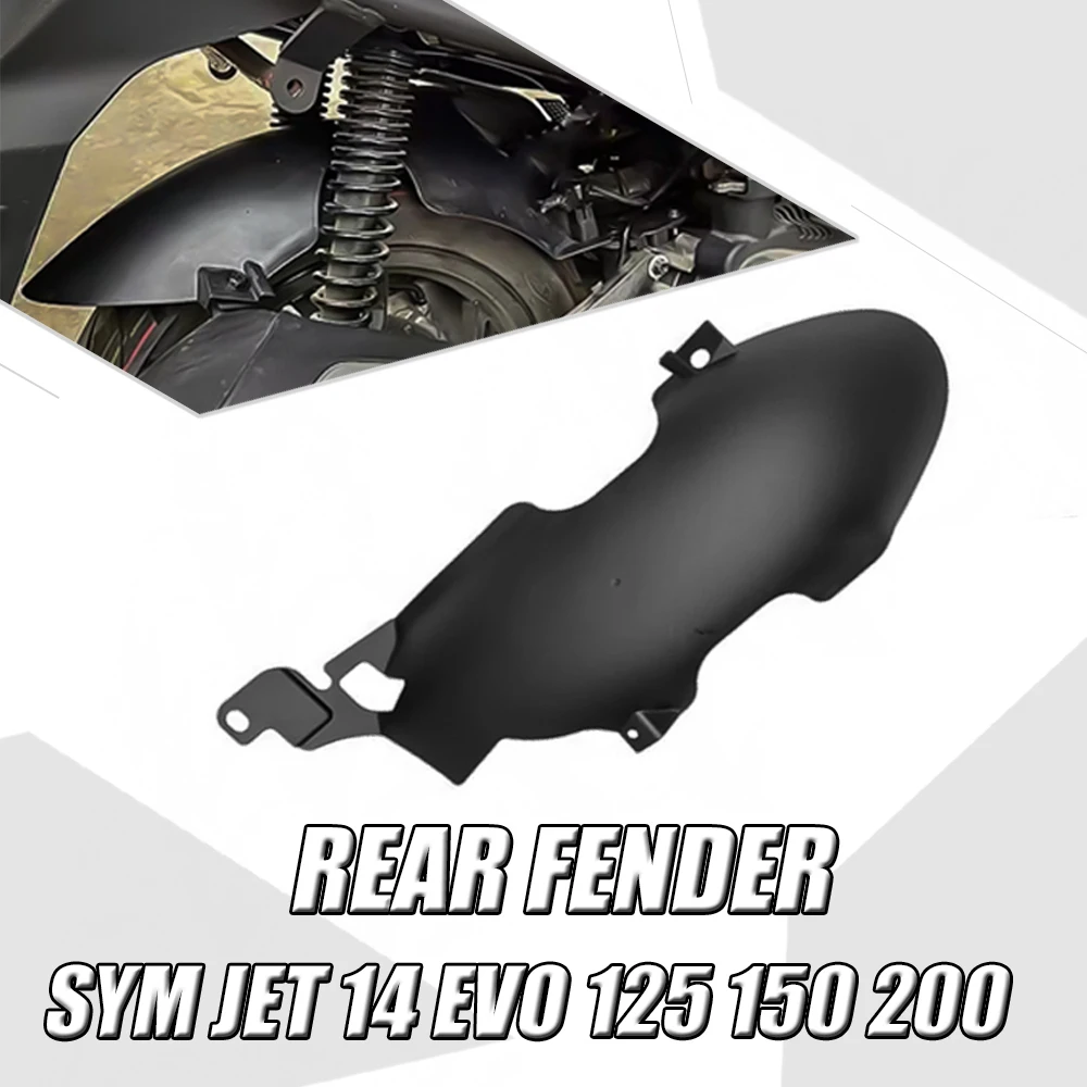 

FIT For SYM JET 14 EVO 125 150 200 Motorcycle Modification Accessories Widened and Thickened Rear Fender