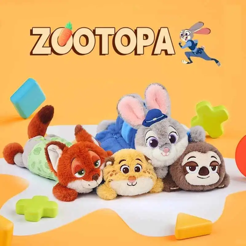 

Zootopia Movie Character Series Judy Nick Cute Plush Storage Bag Large Capacity Pen Case Anime Peripheral Practical Student Gift