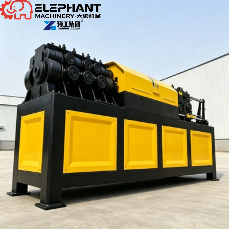 Steel Bar Straightening Cutting Machine, Premium Quality Durable Rebar Machinery For Building Construction Site