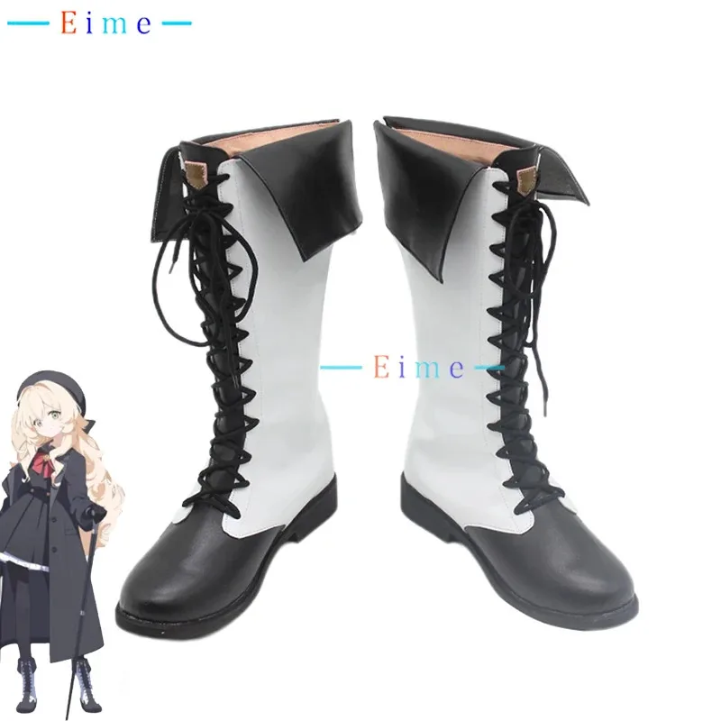

Professor Niya Niya Cosplay Shoes Halloween Carnival Boots PU Leather Shoes Game Blue Archive Cosplay Props Custom Made