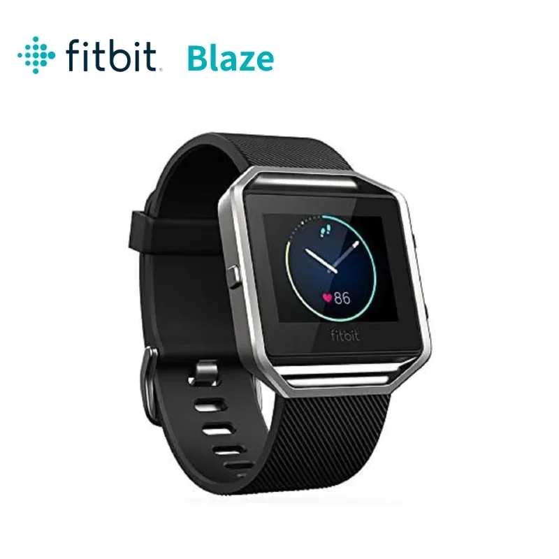 Умные фитнес-часы Fitbit Blaze с дисплеем времени, черные