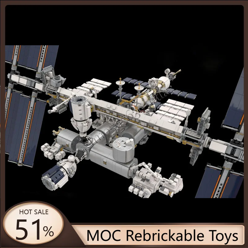 

4642 Parts MOC Star Battle Series Space Station Building Blocks Creative Architectural Bricks Model Children DIY Assembly Gifts