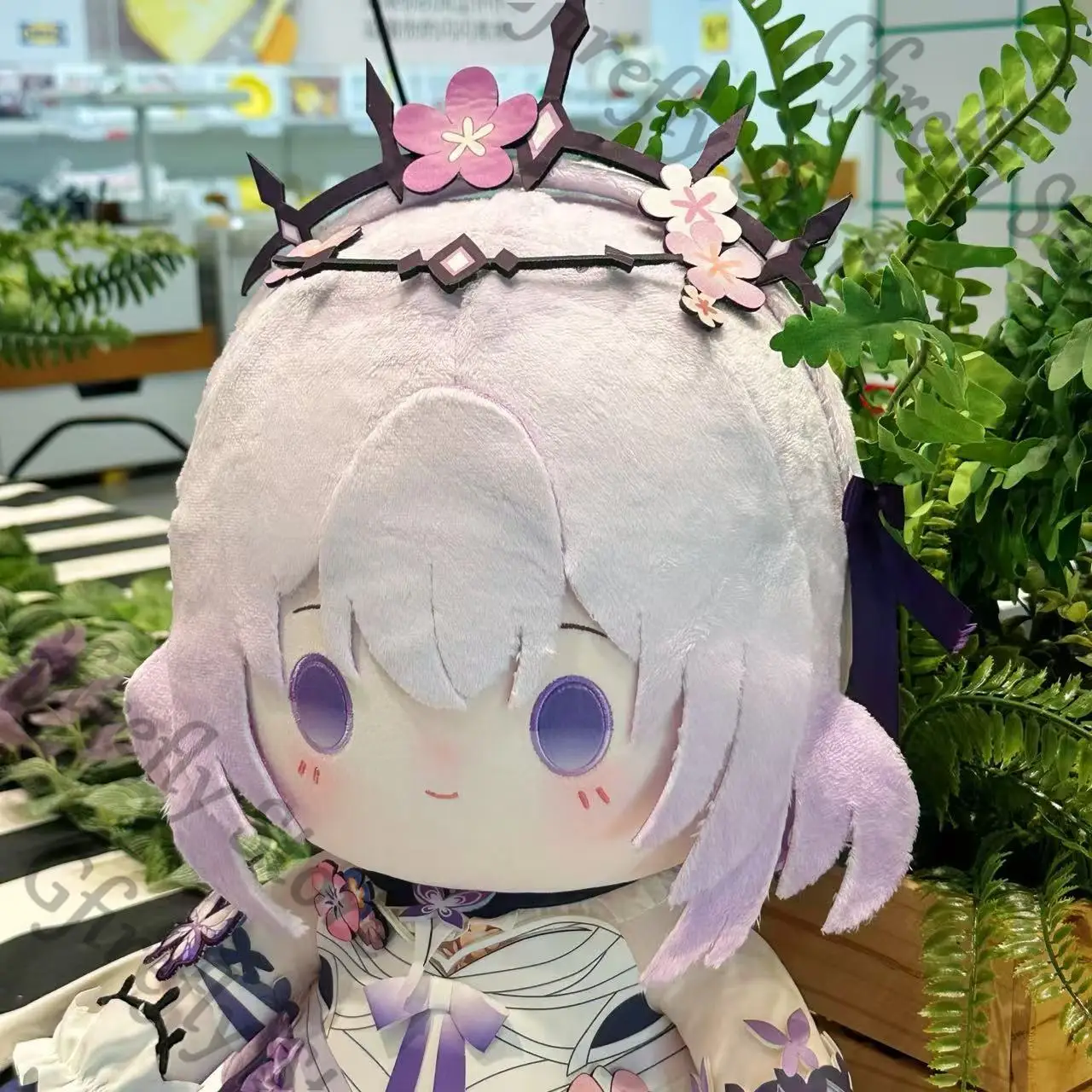 Honkai: Star Rail Castorice 40 cm hochwertige Maskottchen Baumwolle Sitzkissen Puppe Cosplay Actionfigur Kawaii Kissen Geschenk