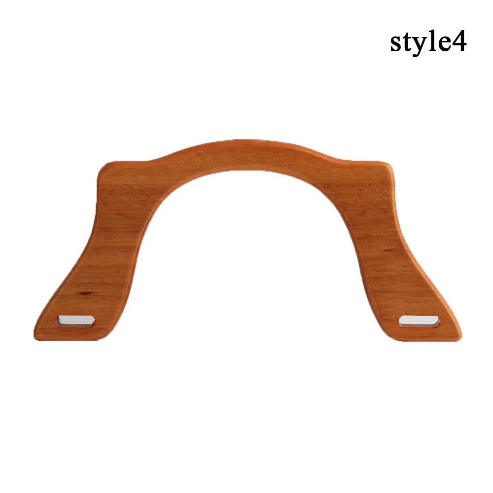 D Shape Wood Bag Handles DIY Straps Frame Replacement Handbag Tote Handles Purse Bags Bag Straps Wooden Bag Handle Accessories