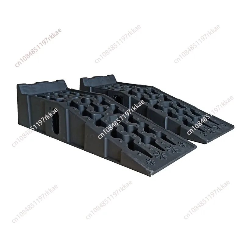 1 Pair Heavy Duty 7 Ton Plastic Car Lifting Ramps Automotive Vehicle Garage Anti-slip