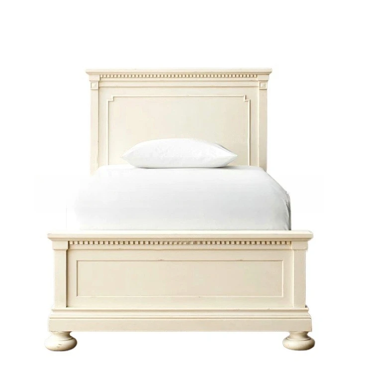 

American solid wood bed, furniture bedroom log, old single, children's bed 1.2 * 1.5m princess girl bed