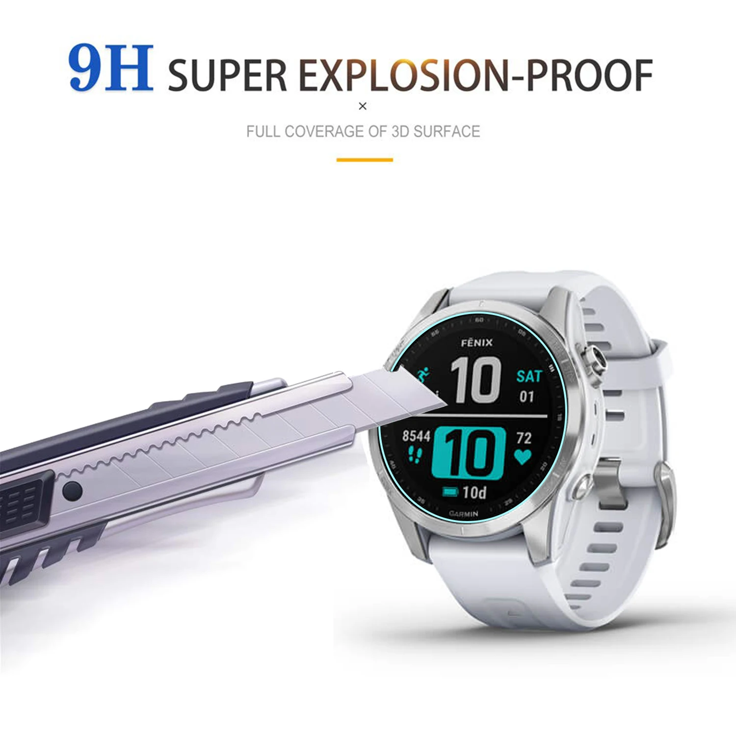 3 Dành Cho Garmin Fēnix 7S Đồng Hồ Thông Minh Smartwatch Kính Cường Lực Độ Cứng 9H Chống Xước Chống Vỡ bảo Vệ