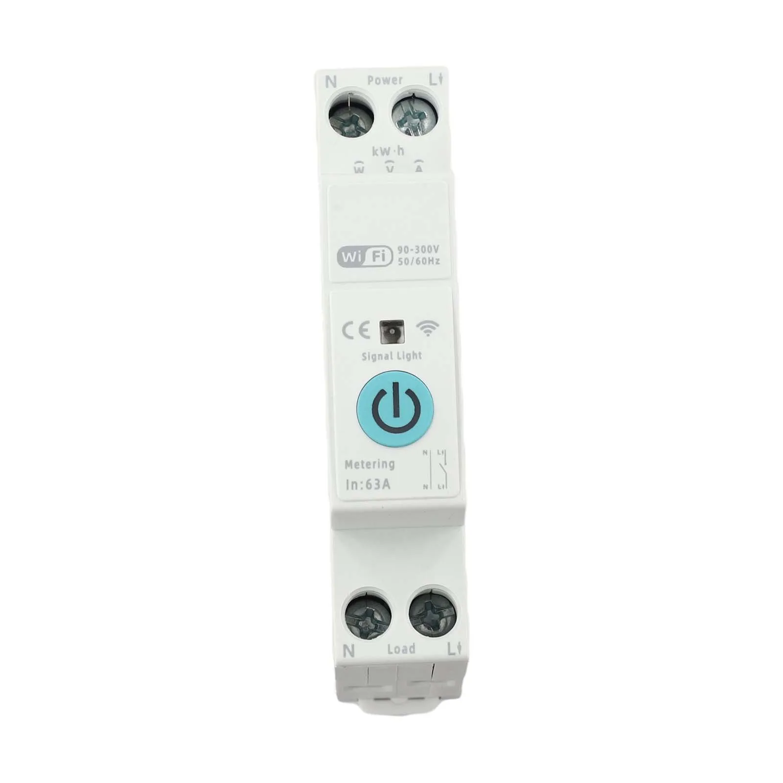 Smart Remote Control DIN Switch for Home Appliances WIFI Enabled Circuit Breaker with Energy Monitoring and Timing Modes