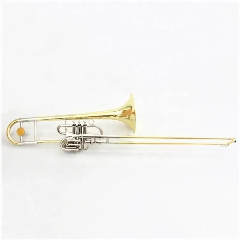 

Cross-borderTuning Slide Piston Trombone Good Price Bb/F Dual-Use Trombone Valve Trombone