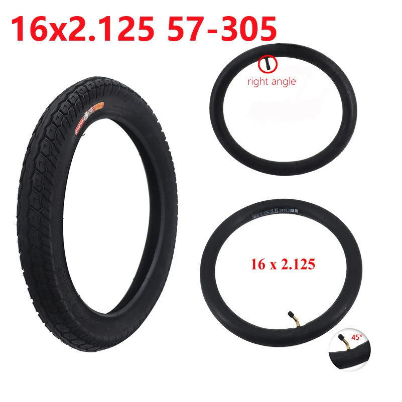 Electric Vehicle 16 Inch Tire 16x2.125 (57-305) For  Bicycle