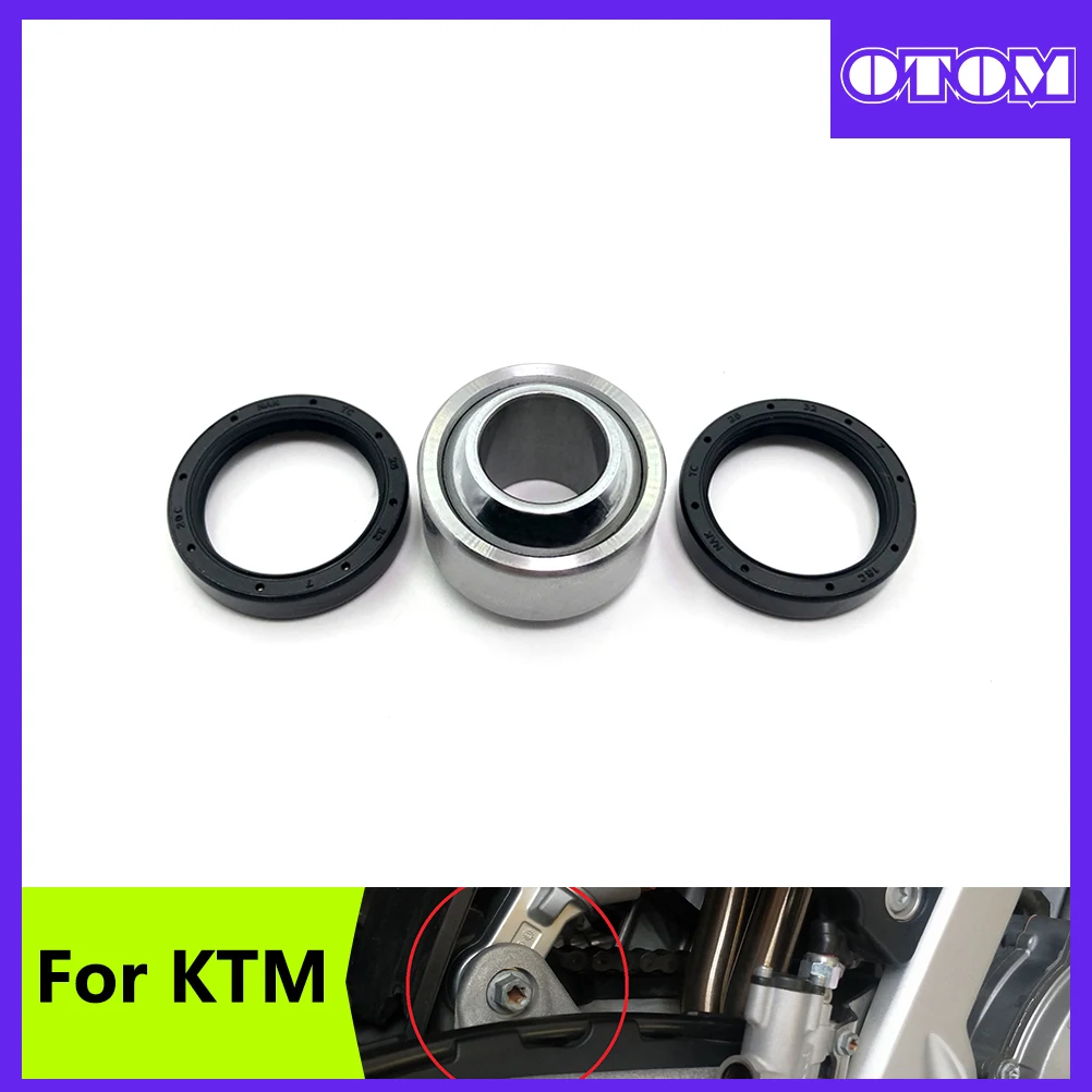 OTOM Motocross Fisheye Bearing Rear Shock Absorber Spherical Bearings Oil Seal For KTM EXC SXS Husqvarna FC TX FX TE Motorcycle