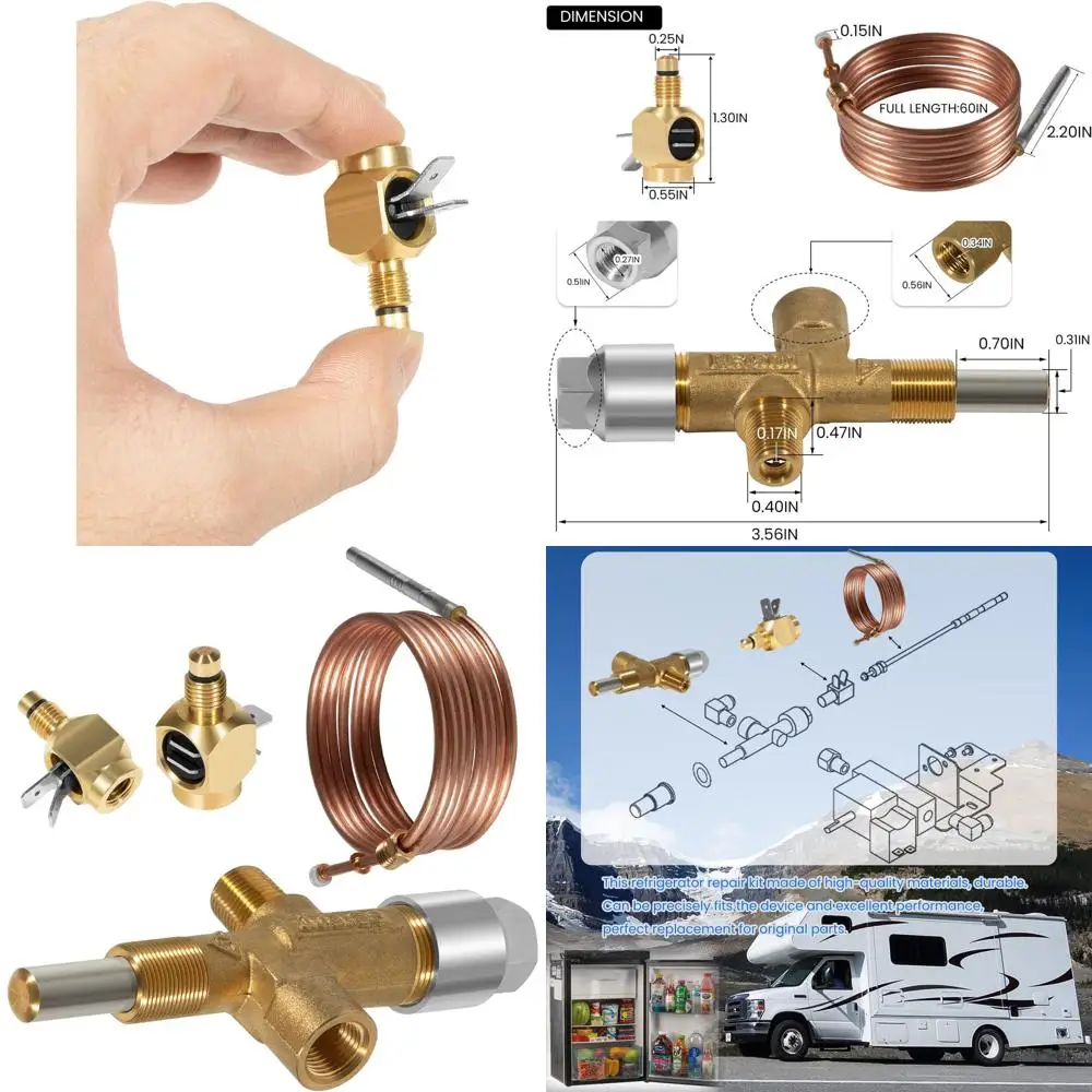 619154 الحرارية و 621737 مقاطعة الحرارية و622746001 صمام الغاز تمديد المكونات لثلاجات Norcold N300 RV Rep #1