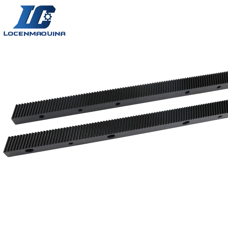 Black Right Hand 1.25Modulus Helical Rack 1400M Length C7 22*25*1400mm for 1.25M Helical Rack CNC Plasma Cutting Machine