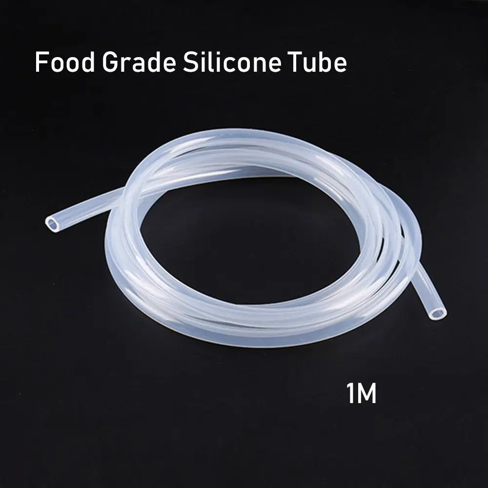 1M Transparent Out Diameter 4~16mm Clear Beer Milk Pipe Plumbing Hoses Flexible Tube Silicone Rubber Hose