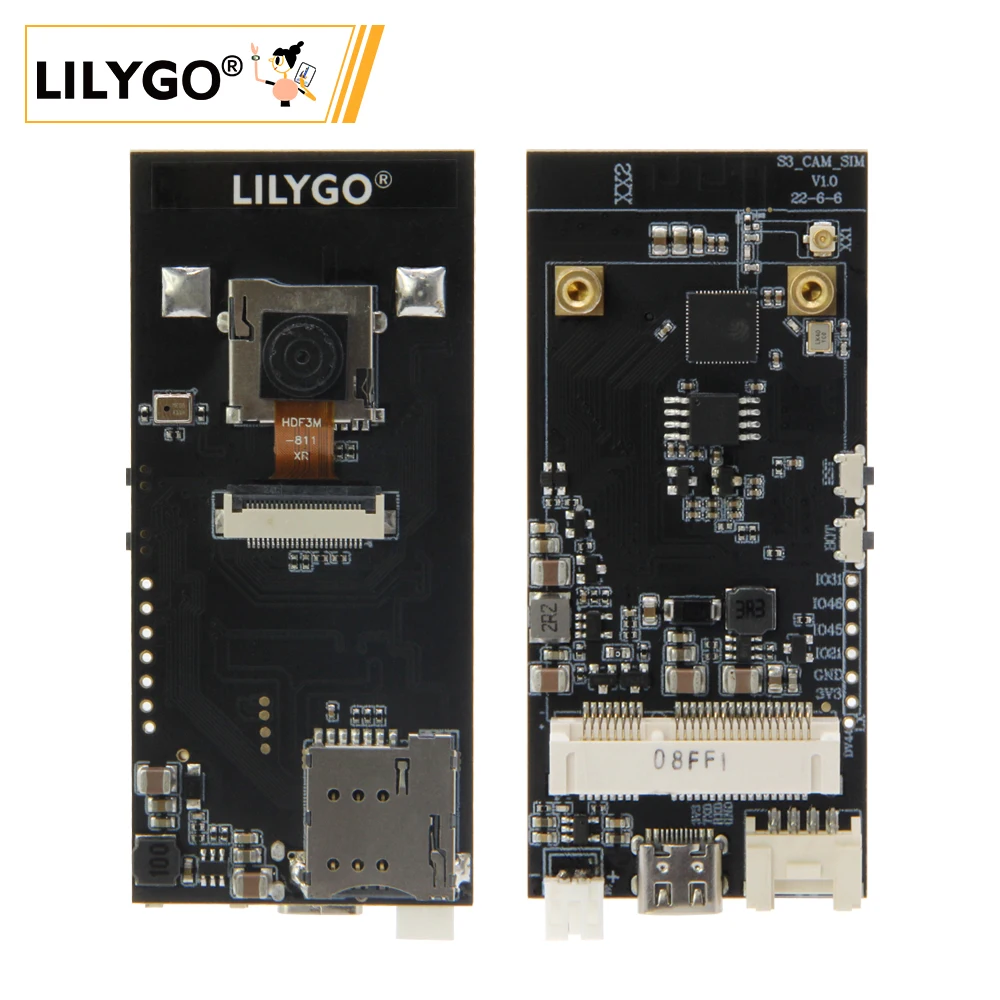 LILYGO T-SIMCAM ESP32-S3 CAM Development board WiFi OV2640 bluetooth 5.0 wireless module