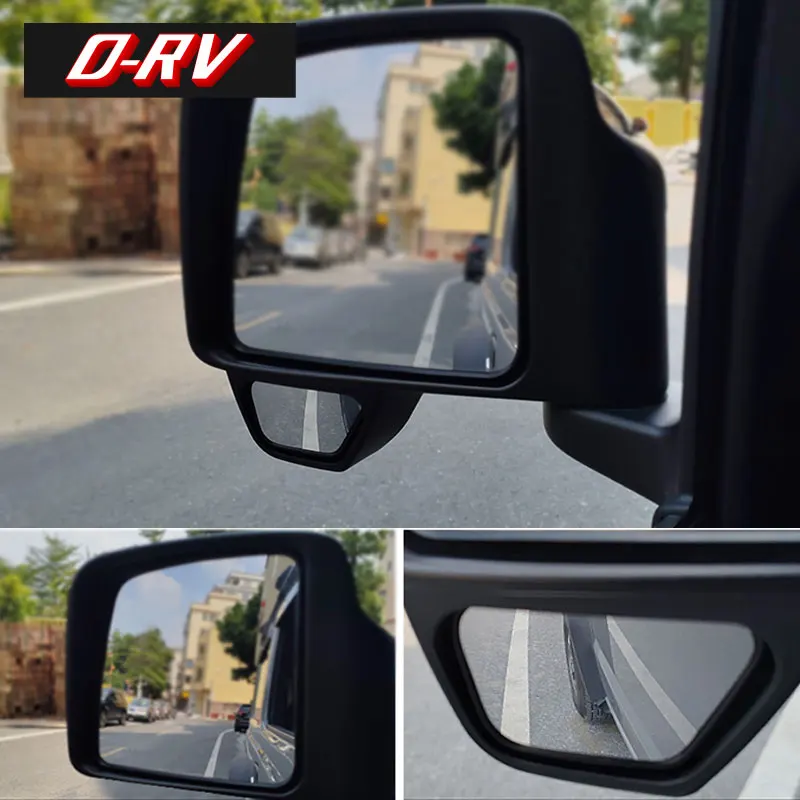 For Suzuki Jimny 2019 2020 2021 JB64 JB74W 2PCS Car Wide Angle Rear Side Mirror View Auxiliary Blind Spot Auto Accessories