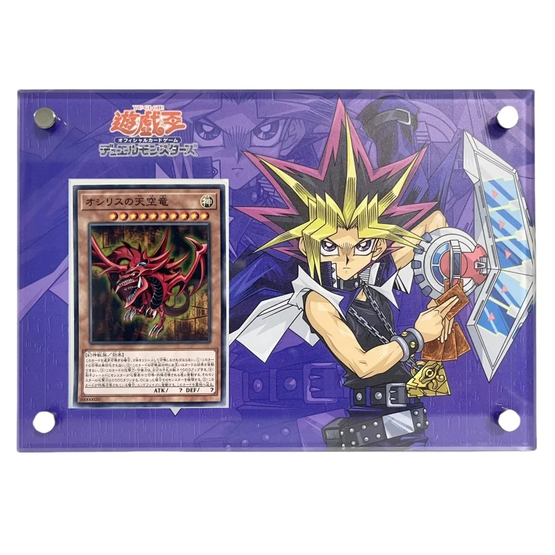 Yu-Gi-Oh Card Brick Egyptian God Seto Kaiba Yugi Muto joe Wheeler Akiza Izinski fai da te acrilico Action Toy figure collezione di giochi