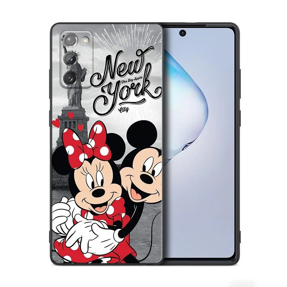 Case For Samsung Galaxy NOTE 20 10 8 Ultra Lite M33 M32 F14 M30 M30S 5G J8 J7 J6 2018 Pro Plus Case Cute M-Mickey M-Minnie Mouse