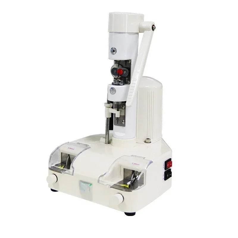 Glasses processing equipment, punching and sawing machine, rimless glasses sheet drilling and sawing machine
