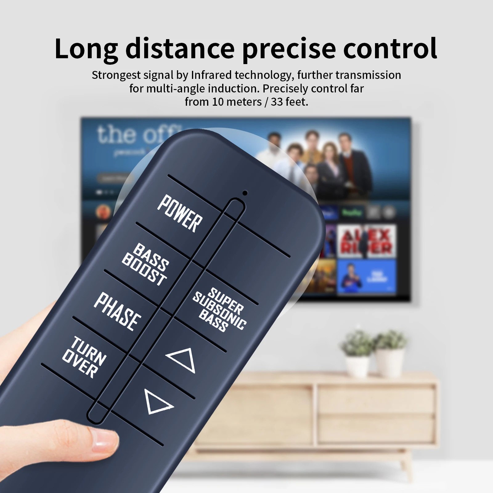 New RC-900 Replacement Remote Control For Kenwood Subwoofer Audio