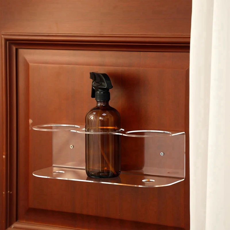 【Berserkk】 Держатель для баллончика с распылителем, акриловый держатель для баллона с распылителем, настенная стойка для аэрозольной банки, органайзер для распылительных бутылок с оборудованием