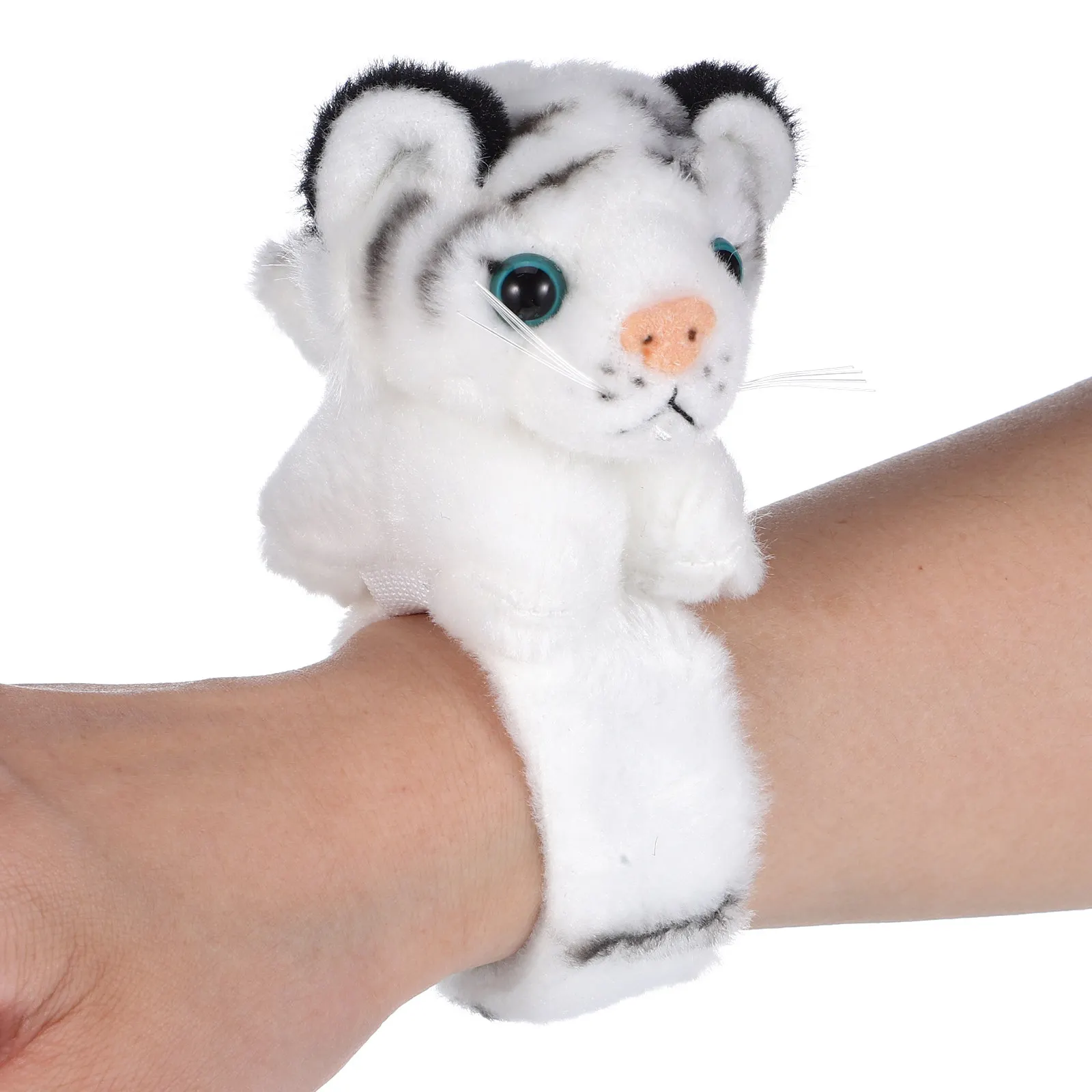 

Мягкие и удобные браслеты-слэпы с плюшевыми игрушками в стиле джунглей для детей, мультяшные браслеты-слэпы для вечеринок, плюшевые браслеты на запястье