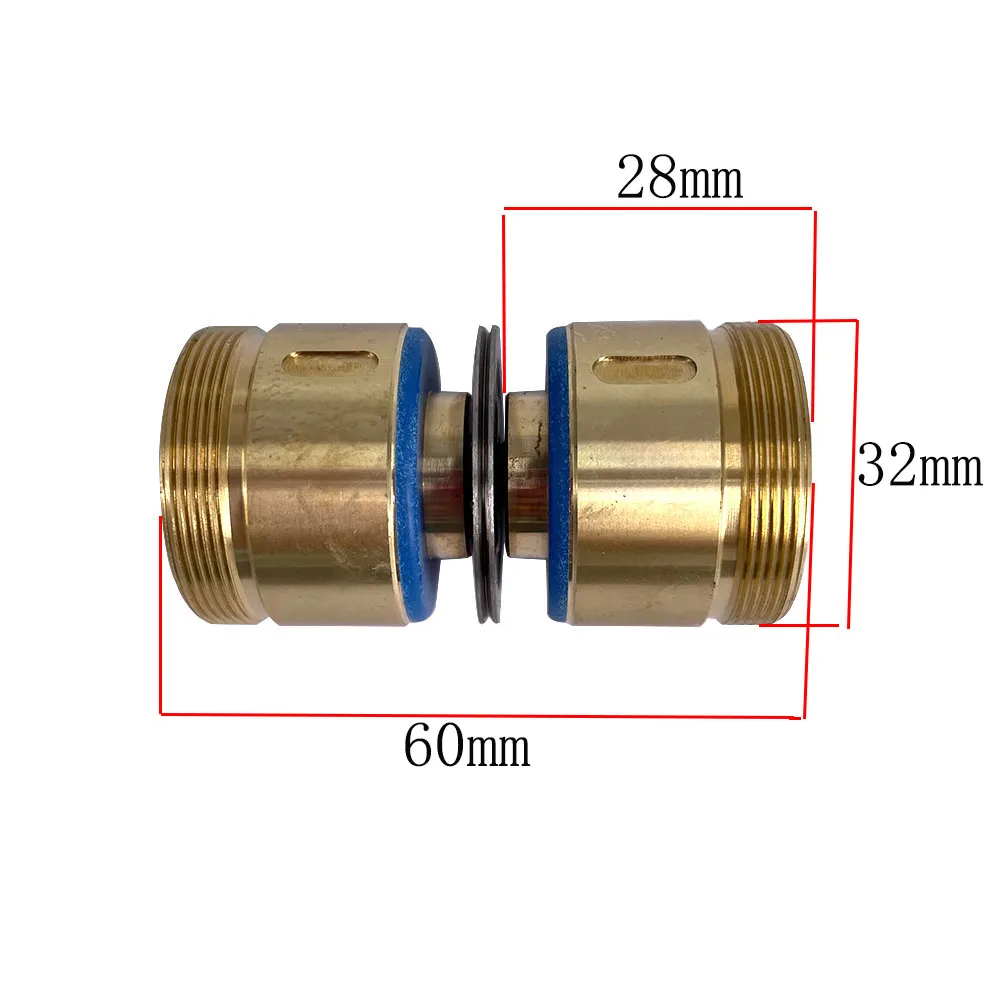 Wire Cut Parts Brass Pulley Roller OD32*L60mm 070 Guide Wheel Assembly Brass Seat Double Side for EDM Wire