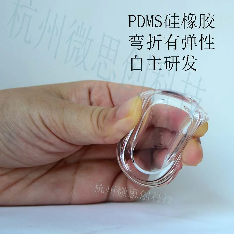 PDMS Thin Film Fully Transparent Silicone Sheet Hydrophobic Microfluidic Chip Material