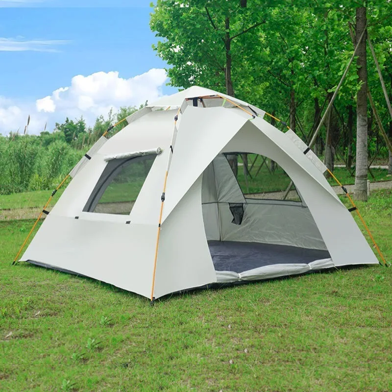 New 3-4 Persons Camping Tent Lightweight Outdoor Backpacking Tent with Rain Fly for Family Camping Hiking Beach Fishing Tent