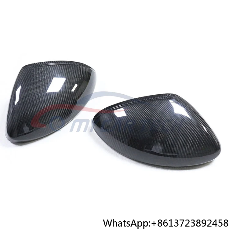 

for P-orsche 718 982 LHD Carbon Fiber Rear View Mirror Cover sticker Bodykit