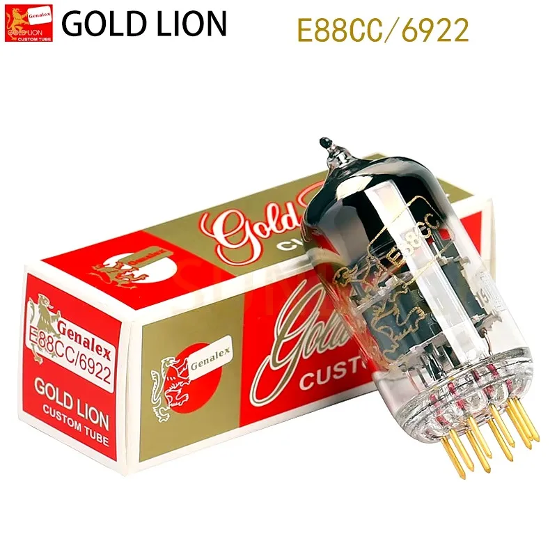 Russia Gold Lion Genalex E88CC 6922 Vacuum Tube Precision Matched Valve Replace ECC88 6DJ8 7308 Electron Tubes For Amplifier