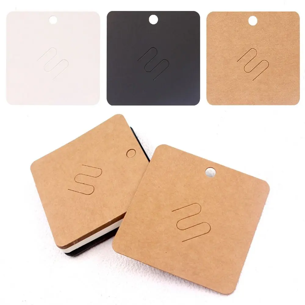 

Creative Jewelry Display 7 * 7cm Packaging Cards Brooches Display Cards Sale Hang Price Tag Kraft Paper Tag
