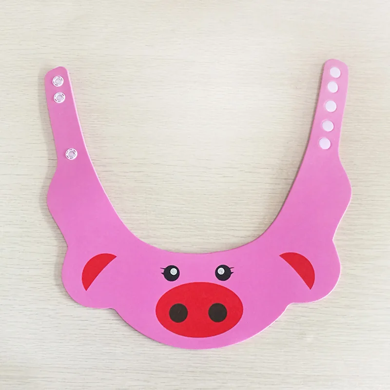 Pencucian rambut kartun bayi, pemblokiran air, topi pelindung telinga, topi mandi bayi, alat cuci dan pelindung