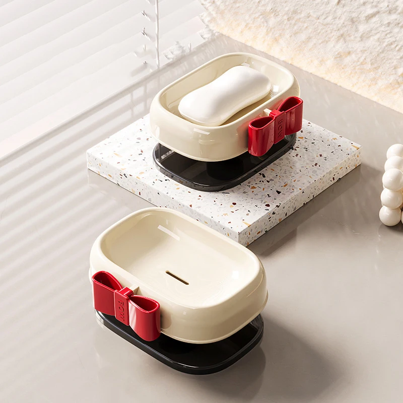 Leakproof Soap Dish With Lid & Draining Layer, Travel Bar Soap Holder Case Container, Portable Travel Size Toiletries Essentials
