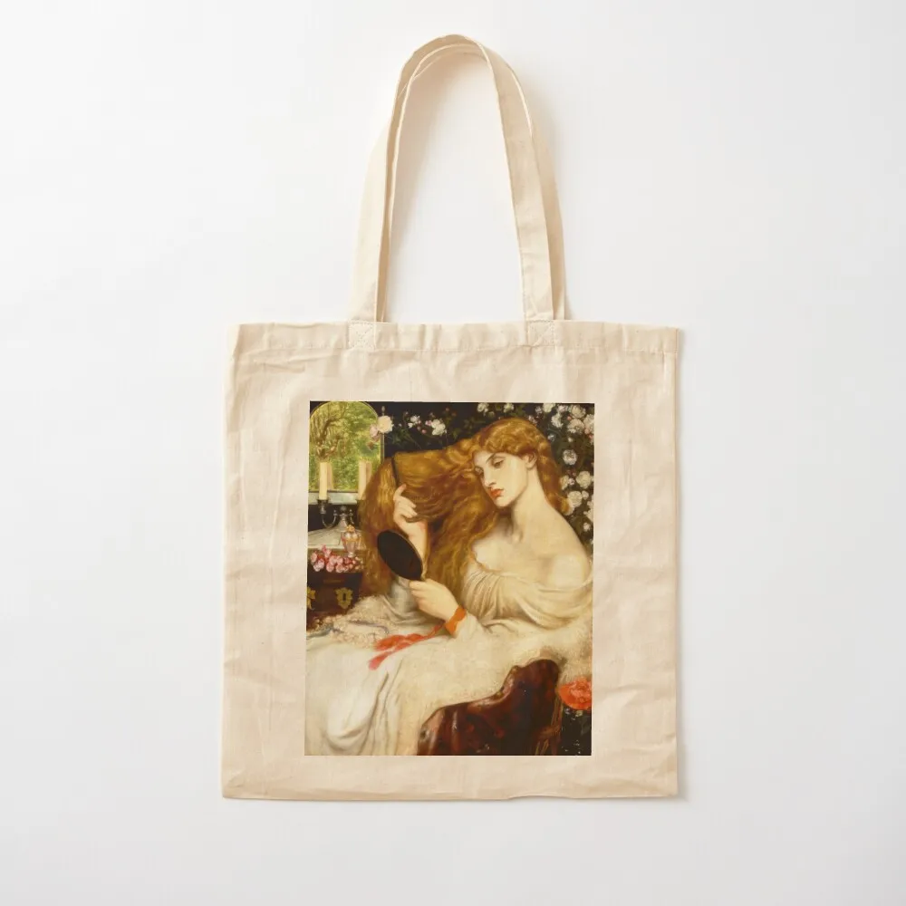 

Dante Gabriel Rossetti Lady Lilith Tote Bag handbag university shopper bag the tote bag shopping logo Canvas Tote