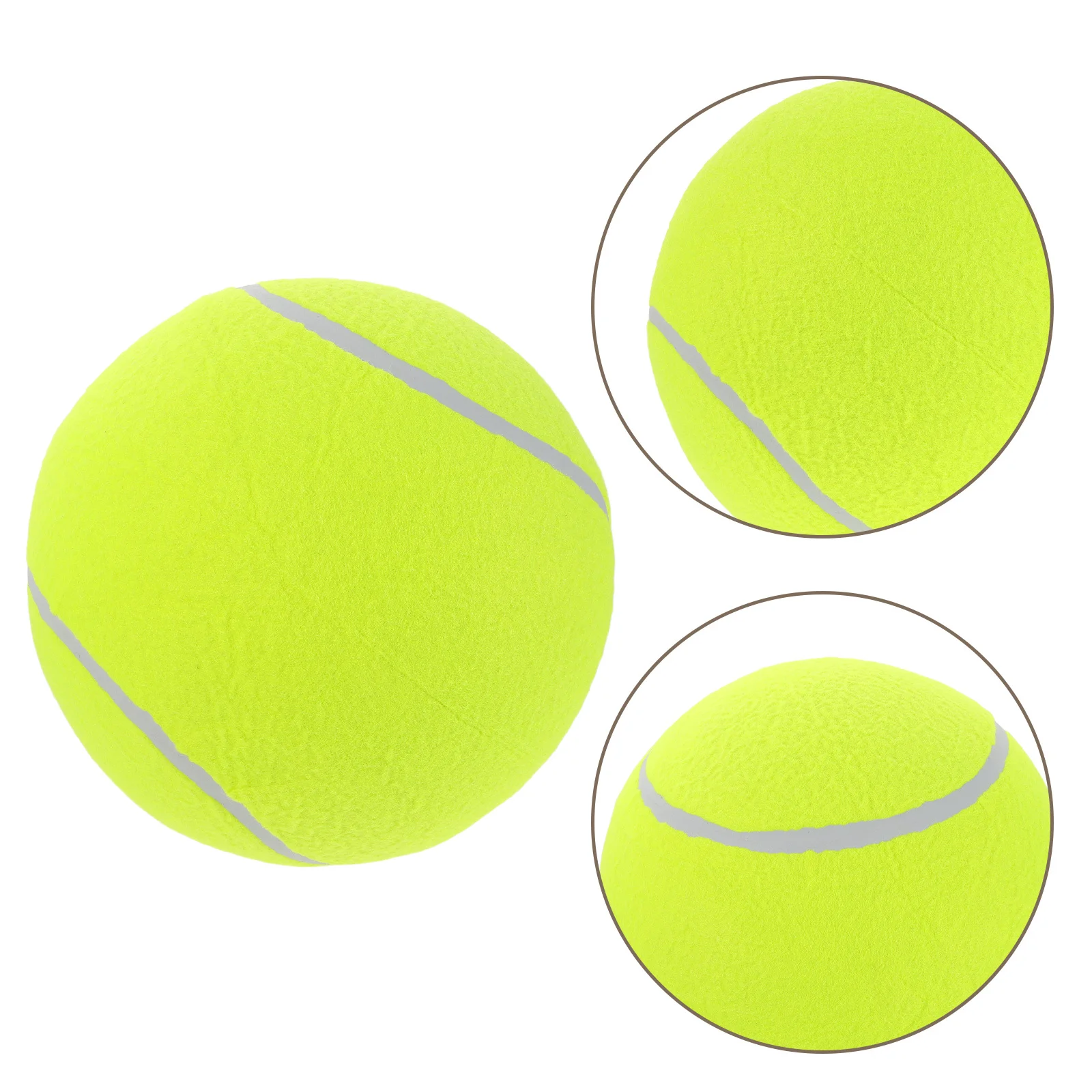 

Inflatable Tennis Ball Large Dogs 24cm Soft Big Dog Exercise Ball Outdoor Interactive Training Dog Fetch Play Giant Balls