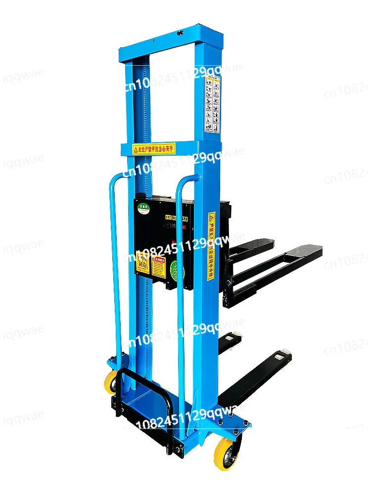 

Electric Truck-mounted Forklift Loading and Unloading Artifact Portable 1-ton Small Automatic Lifting Forklift Stacking Truck