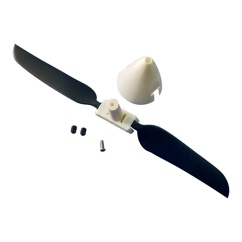 Mini conjunto de hélice plegable HUB4mm sin eje 2,0 para Motor sin escobillas de baja potencia RC avión plástico XFlight 1 Juego