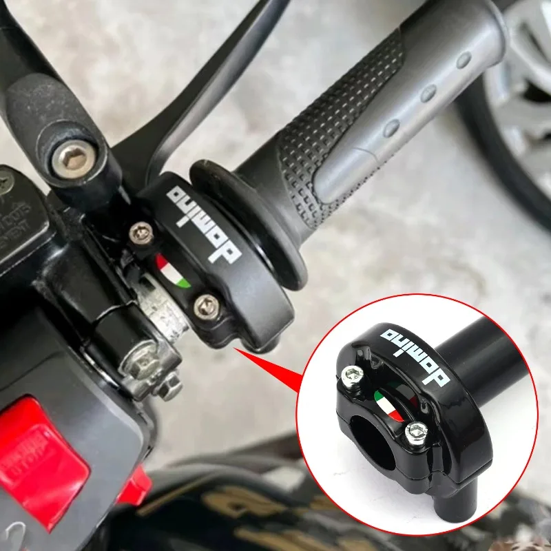 

Aluminum Throttle Twist Handlebar for 500cc-900cc Off-road Motorcycle Modification Large Twist Throttle Handlebar Set black/glod