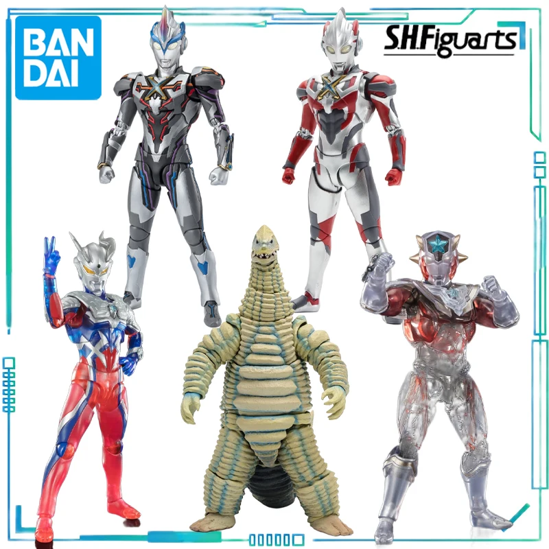 

BANDAI Genuine S. H. Figuarts Series Movable Toys Ultraman Series Eks Ultraman，Ultraman Sairo Color Transparent，red King Model